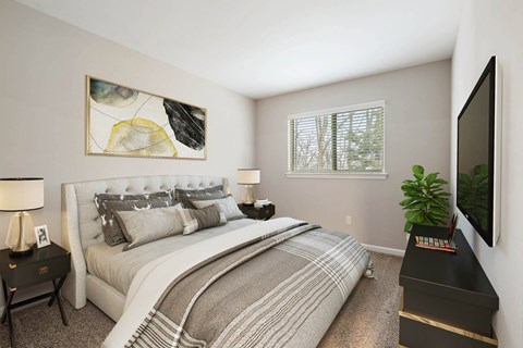 Gorgeous Bedroom at Shorebrooke Townhomes, Novi, Michigan